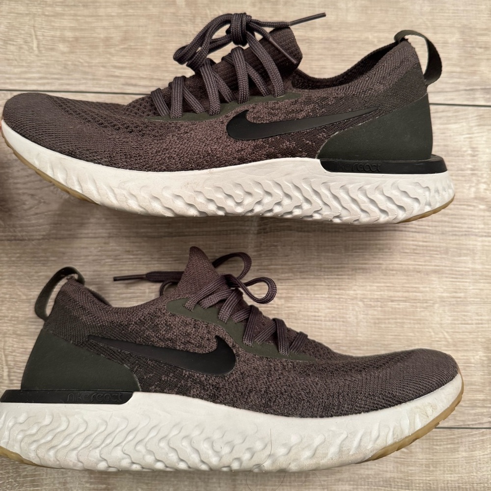 Nike Women’s Running Sneakers in Dark Brown and Black